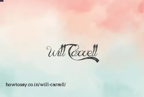 Will Carrell