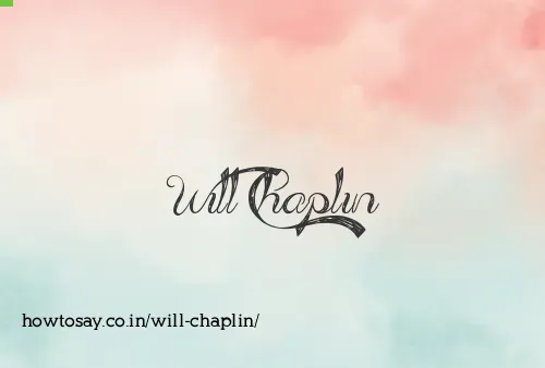 Will Chaplin