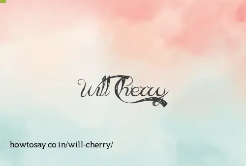 Will Cherry