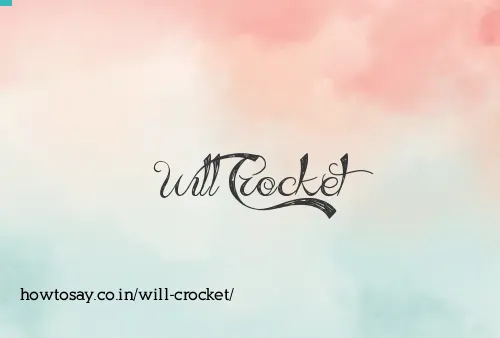 Will Crocket