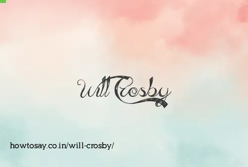 Will Crosby
