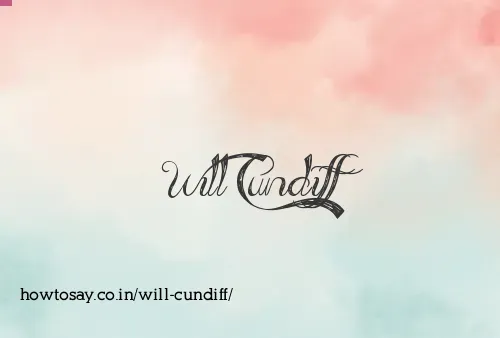 Will Cundiff