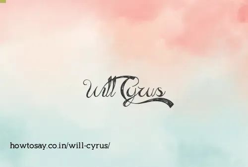 Will Cyrus