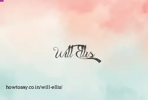 Will Ellis