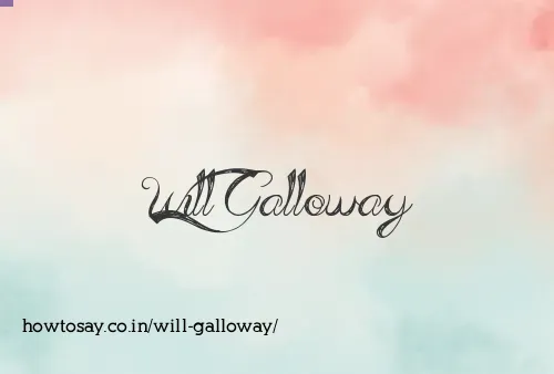 Will Galloway