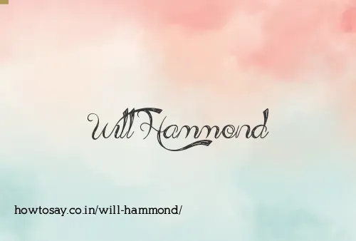 Will Hammond
