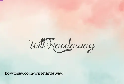 Will Hardaway