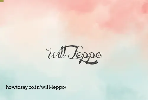 Will Leppo