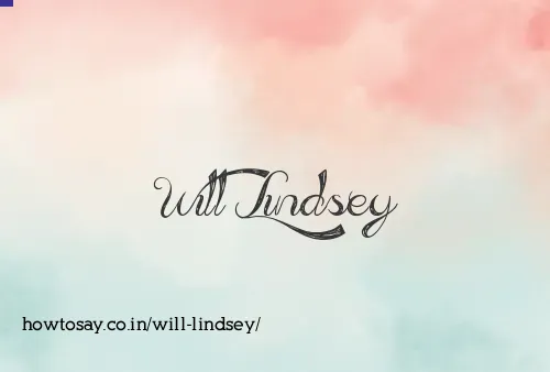 Will Lindsey