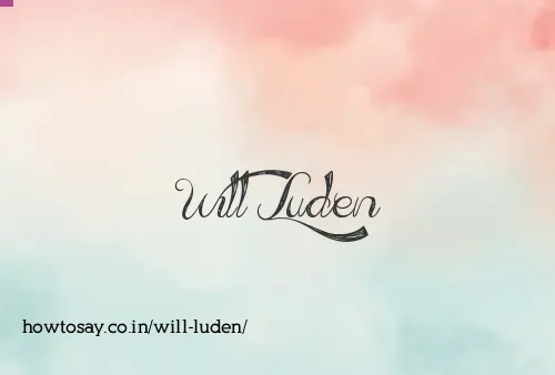 Will Luden