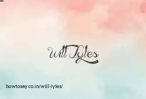 Will Lyles