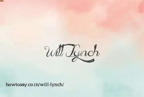 Will Lynch