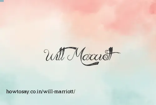 Will Marriott