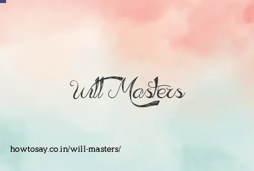Will Masters