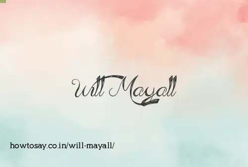 Will Mayall