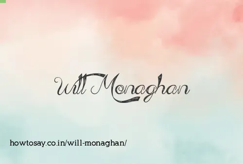 Will Monaghan