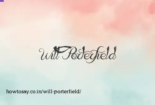 Will Porterfield