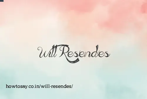 Will Resendes
