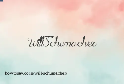 Will Schumacher