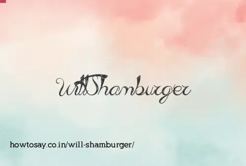 Will Shamburger