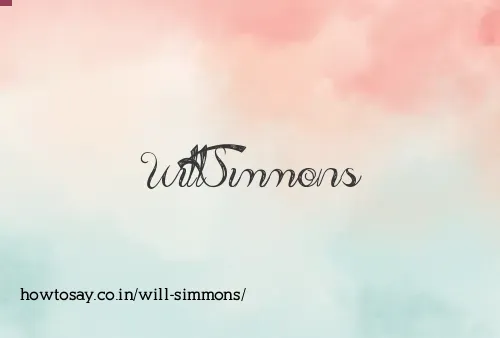 Will Simmons