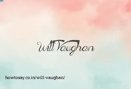 Will Vaughan