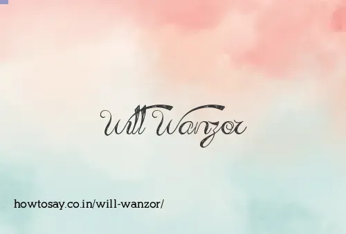 Will Wanzor