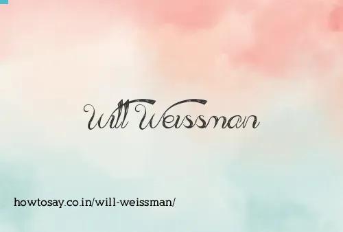 Will Weissman