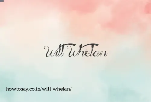 Will Whelan