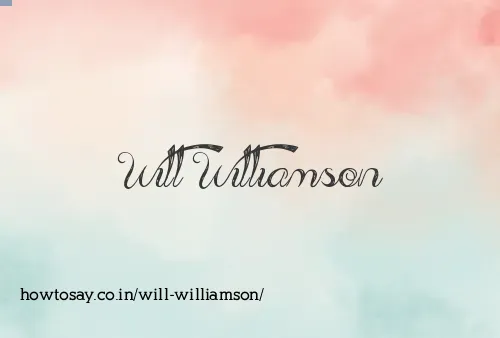 Will Williamson