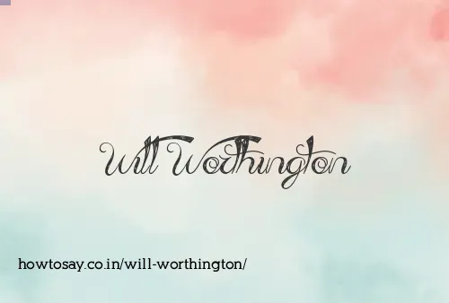 Will Worthington