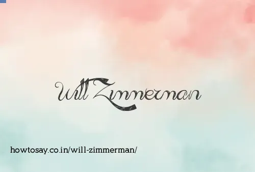 Will Zimmerman
