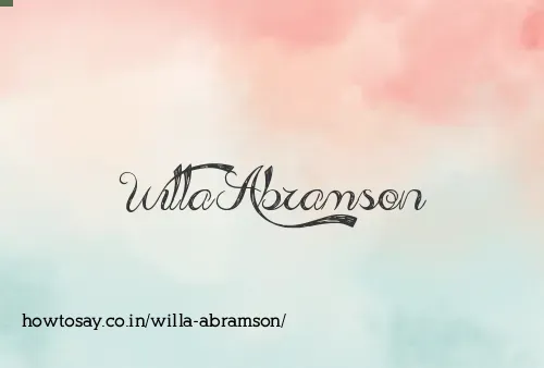 Willa Abramson