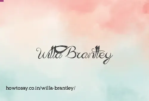 Willa Brantley