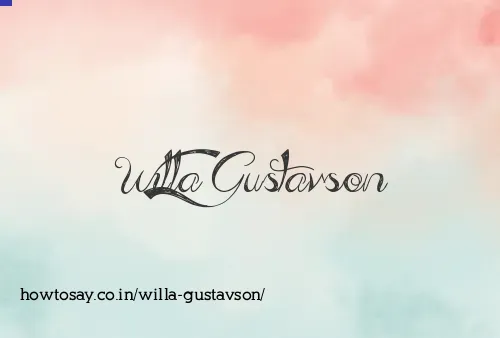Willa Gustavson