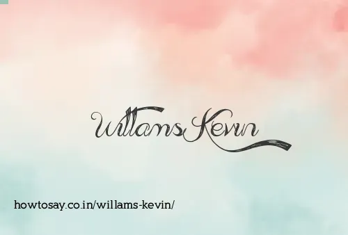 Willams Kevin
