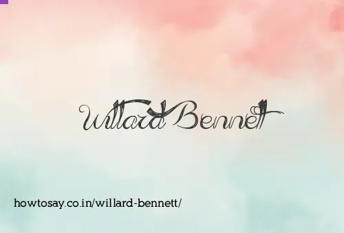 Willard Bennett