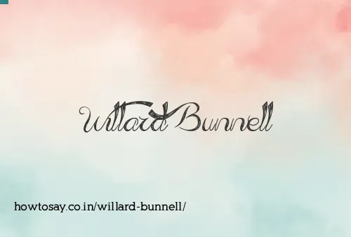 Willard Bunnell