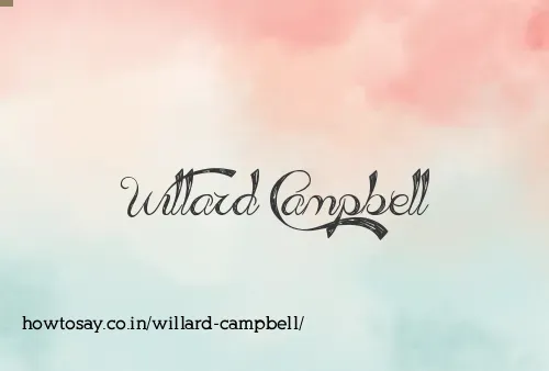 Willard Campbell