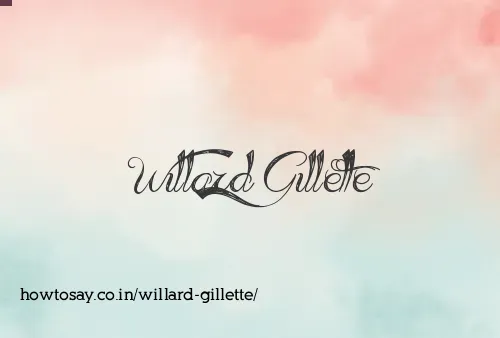 Willard Gillette