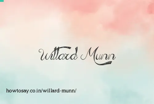 Willard Munn