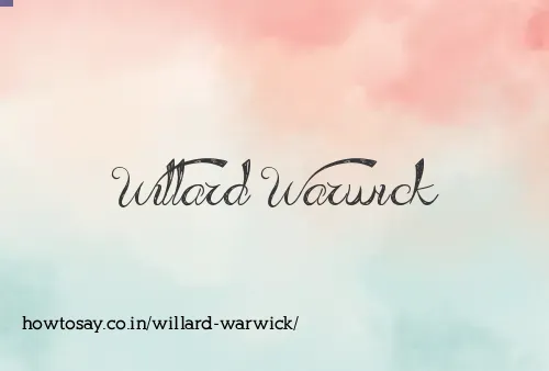Willard Warwick