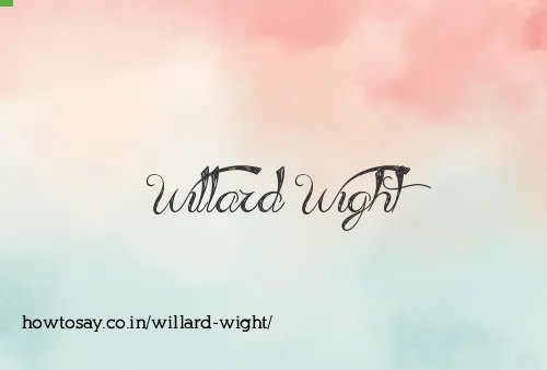 Willard Wight