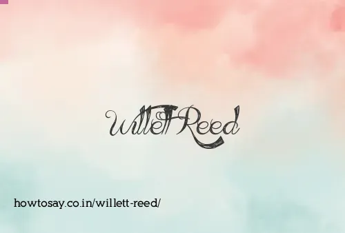 Willett Reed