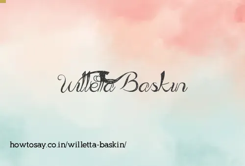Willetta Baskin