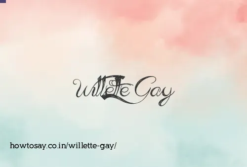 Willette Gay