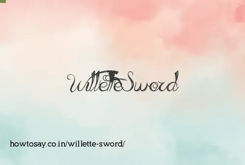 Willette Sword