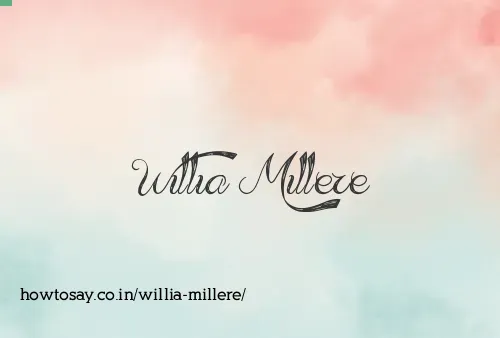 Willia Millere