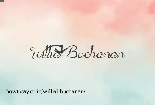 Willial Buchanan