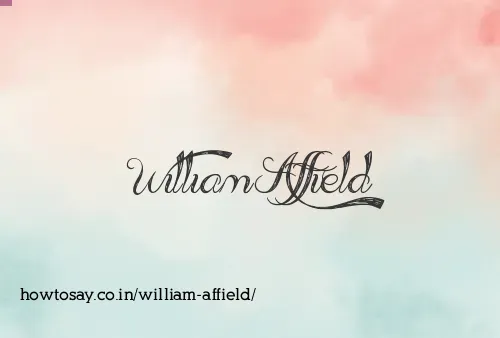 William Affield